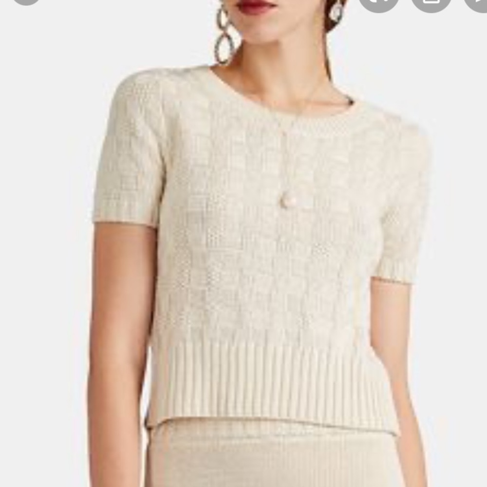 NEW Altuzarra short sleeve knit sweater
